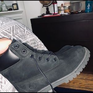 Black Timberland Boots